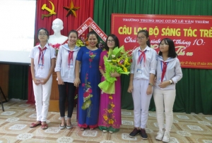 Trường THCS Lê Văn Thiêm ra mắt Câu lạc bộ Sáng tác trẻ