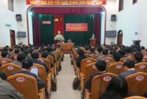 Hà Tĩnh tổ chức hội nghị tổng kết công tác xây dựng Đảng năm 2016