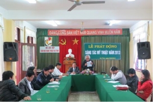 Lễ phát động sáng tác mỹ thuật năm 2013