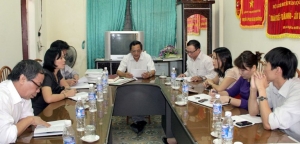 Chuẩn bị cho Lễ tổng kết cuộc thi viết vẽ tuổi học trò lần thứ X