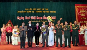 HÀ TĨNH TỔ CHỨC NGÀY THƠ VIỆT NAM LẦN THỨ XII