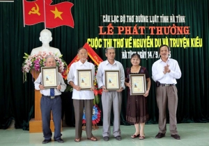 Tổng kết cuộc thi thơ Đường luật về Nguyễn Du và truyện Kiều