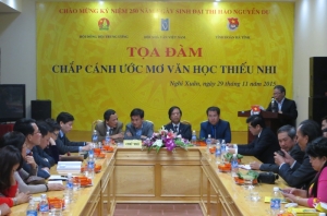 Tọa đàm chắp cánh ước mơ văn học thiếu nhi