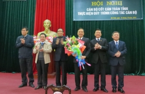 Hội nghị cán bộ cốt cán giới thiệu chức danh Phó Bí thư TT Tỉnh ủy Hà Tĩnh