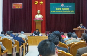 Hội nghị hiệp thương lần thứ nhất giới thiệu người ứng cử đại biểu Quốc hội khóa XIV và đại biểu HĐND tỉnh Hà Tĩnh khóa XVII
