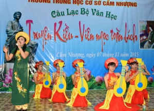 Trường THCS Cẩm Nhượng ra mắt Câu lạc bộ văn học Truyện Kiều - Viên ngọc toàn bích