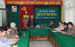 Lễ phát động sáng tác mỹ thuật năm 2015