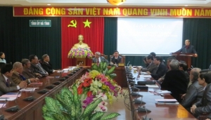 Thường trực Tỉnh ủy Hà Tĩnh gặp mặt lãnh đạo MTTQ, khối đoàn thể và các Hội