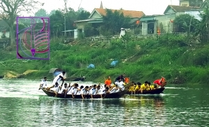 Khai hội đua thuyền trên sông Ngàn Phố