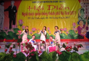 Hội diễn Nghệ thuật quần chúng năm 2017 của thành phố Hà Tĩnh