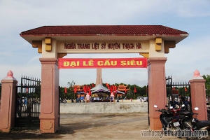 Thạch Hà tổ chức đại lễ cầu siêu cho các anh hùng liệt sỹ