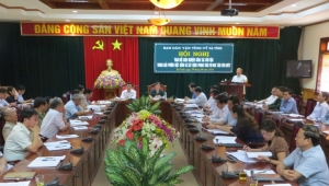 Hà Tĩnh tổ chức Hội nghị về công tác dân vận trong giải phóng mặt bằng