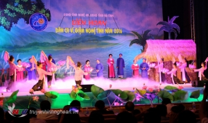 Khai mạc Liên hoan dân ca Ví, Giặm Nghệ Tĩnh năm 2016