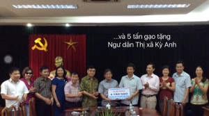 Hội đồng hương Hà Tĩnh tại Hà Nội hỗ trợ ngư dân Kỳ Anh