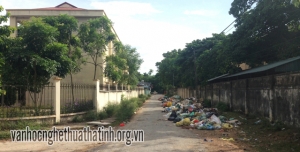 Hương Khê: “Rác thải” ngập tràn thị trấn