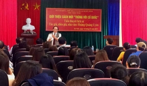 Thư viện Hà Tĩnh giới thiệu tiểu thuyết lịch sử “Trông vời cố quốc” của nhà văn Hoàng Quảng Uyên