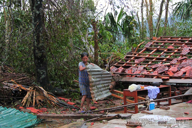 Xã Kỳ Thượng, Kỳ Anh sau cơn bão dữ