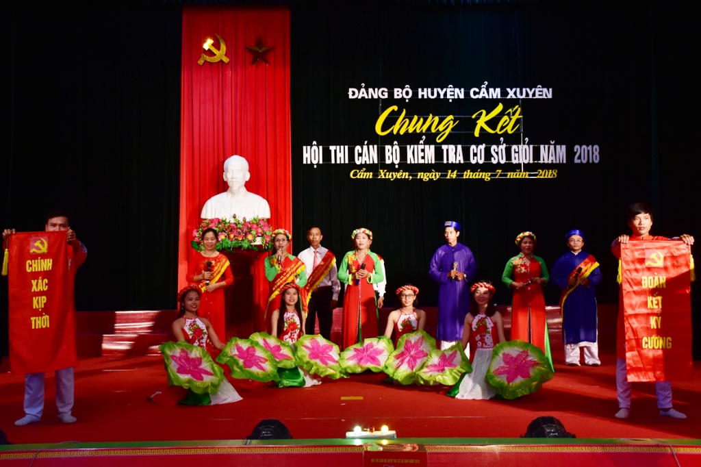 Cẩm Xuyên chung kết hội thi cán bộ kiểm tra cơ sở giỏi năm 2018