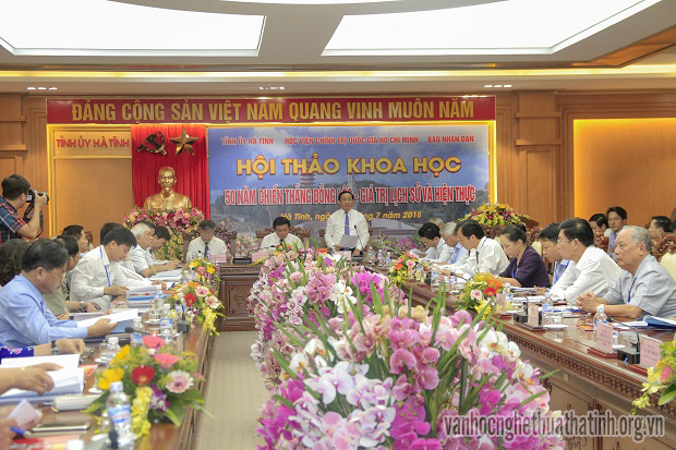  Hội thảo Khoa học 50 năm Chiến thắng Đồng Lộc: Giá trị lịch sử và hiện thực