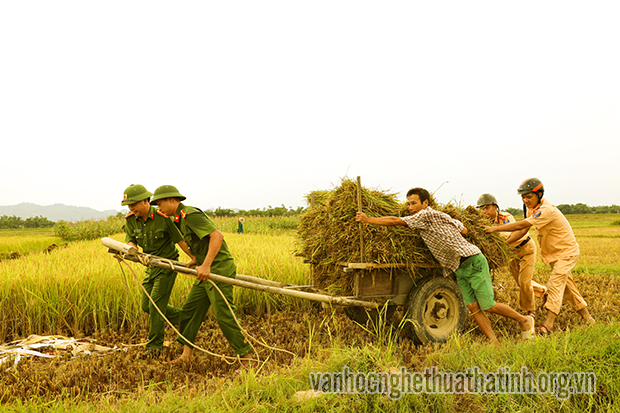 Chùm ảnh Công an huyện Hương Sơn đảm bảo ANTT, chung tay xây dựng nông thôn mới