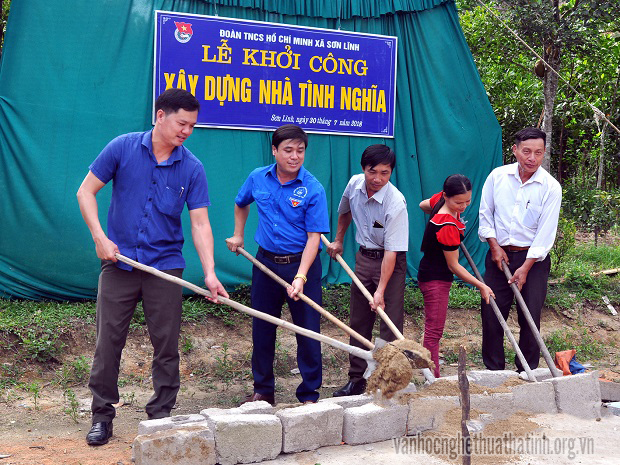  Khởi công xây dựng nhà tình nghĩa tại xã Sơn Lĩnh