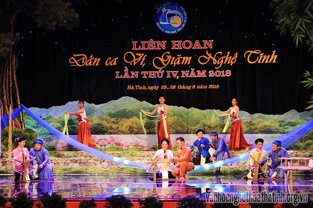 Khai mạc Liên hoan Dân ca Ví, Giặm Nghệ Tĩnh lần thứ IV năm 2018