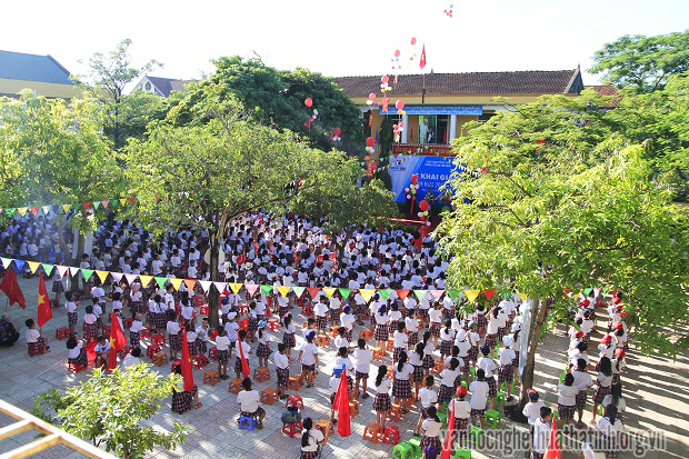 Rộn ràng lễ khai giảng chào mừng năm học mới