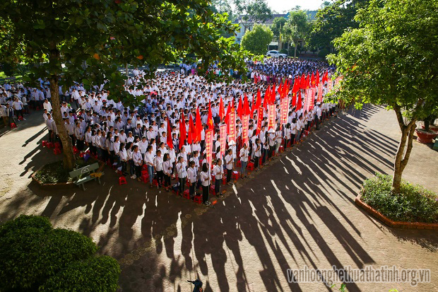 THPT Hương Khê vui ngày tựu trường