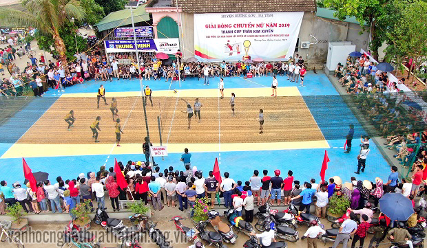 Giải bóng chuyền nữ Hương Sơn tranh cúp Trần Kim Xuyến