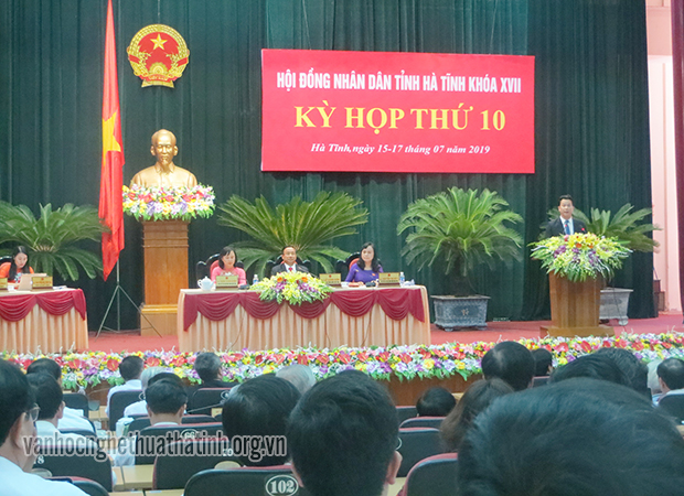  HÀ TĨNH KHAI MẠC KỲ HỌP HĐND TỈNH LẦN THỨ X (KHÓA XVII) 