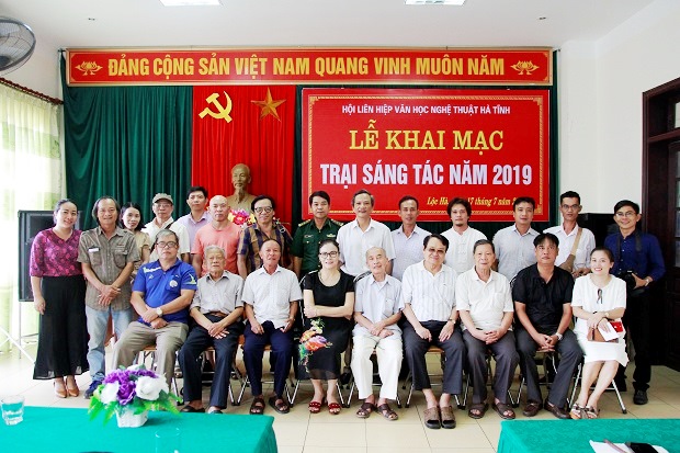 Lễ khai mạc trại sáng tác năm 2019 tại Lộc Hà
