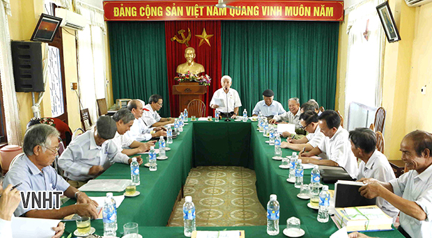 Hội nghị Ban chủ nhiệm Câu lạc bộ thơ Đường luật Hà Tĩnh