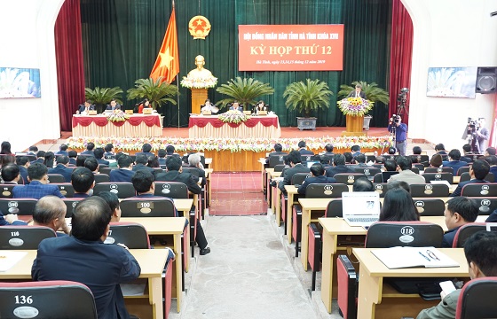 HĐND tỉnh Hà Tĩnh bế mạc kỳ họp thứ 12, khóa XVII