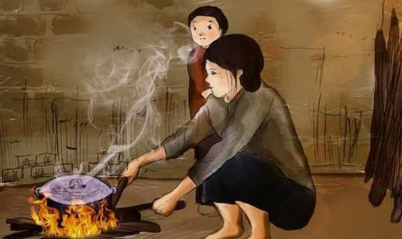 Tản văn Chờn vờn bếp lửa của tác giả Nguyễn Thị Cẩm