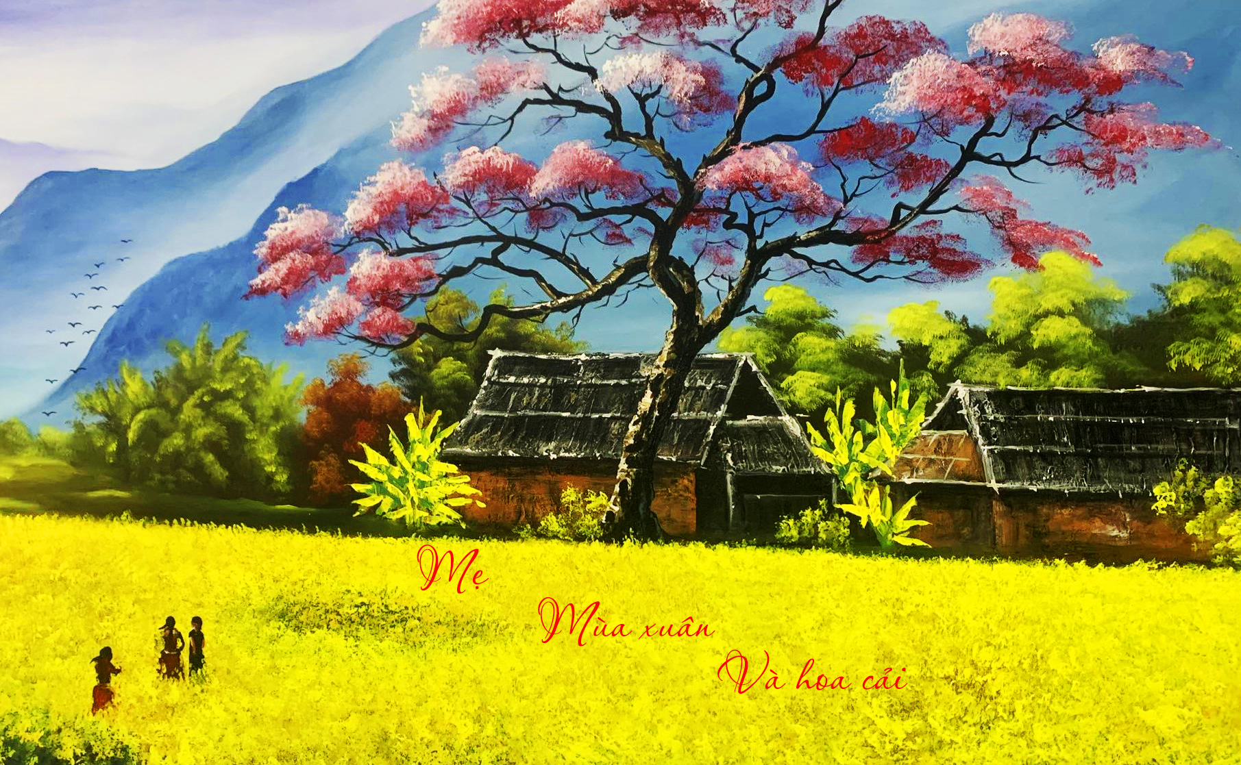 Tản văn Mẹ, mùa xuân và hoa cải của tác giả Lê Thị Xuân