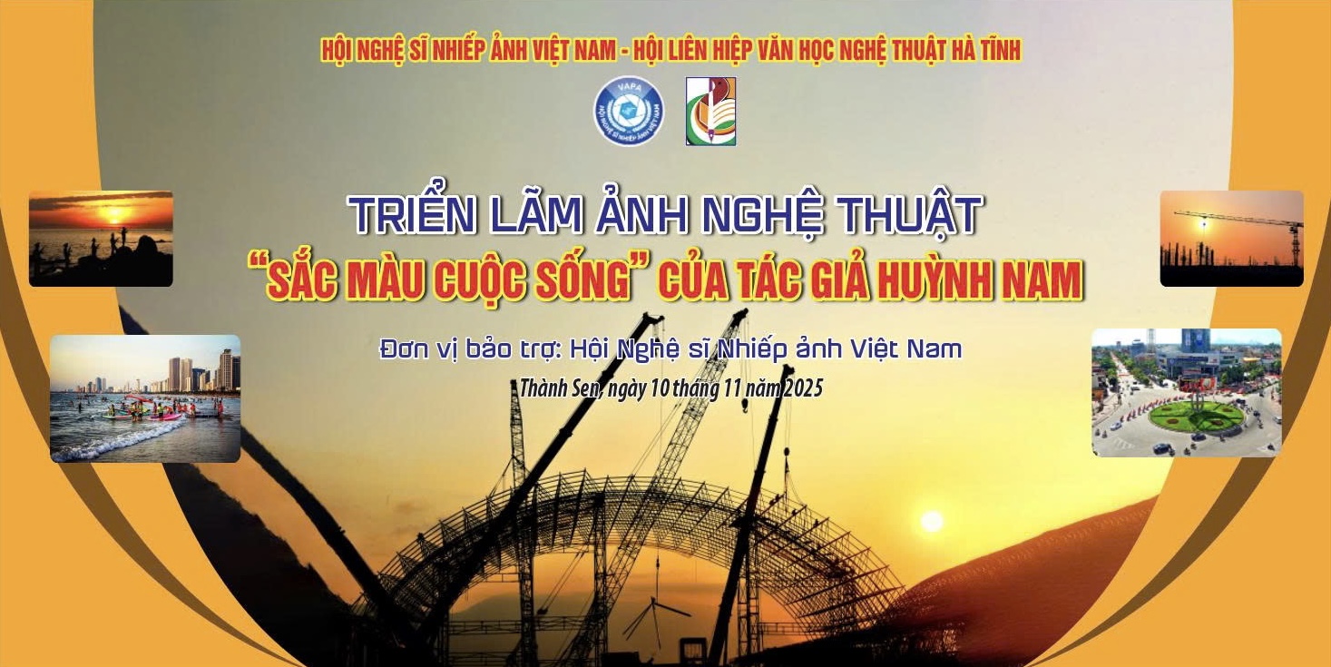 Thông báo Lễ khai mạc Triển lãm ảnh nghệ thuật cá nhân “Sắc màu cuộc sống”