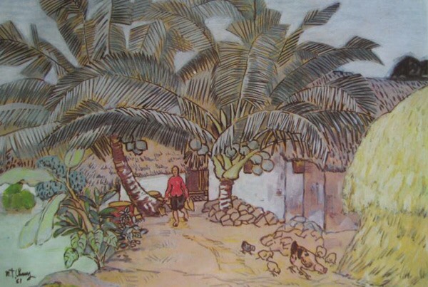 Những người nông dân trong tác phẩm của họa sĩ Nguyễn Tiến Chung