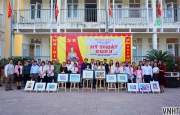 Trường THCS Hà Linh khai mạc triển lãm Mỹ thuật 2023